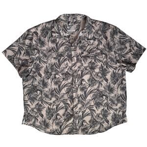 Silver Bait Mens Short Sleeve Fishing Shirt 3X Vented Casual Tropical Resortwear
